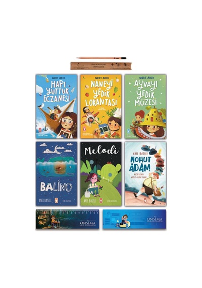 Timaş Çocuk Hapı Yuttuk Eczanesi - Naneyi Yedik Lokantası - Balino - Melodi - Nohut Adam Set 6 Kitap