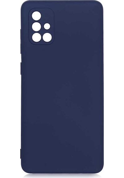 Noktaks - Galaxy Uyumlu A71 Uyumlu - Kılıf İçi Kadife Koruyucu Mara Lansman Kapak - Lacivert - T17704 Lacivert