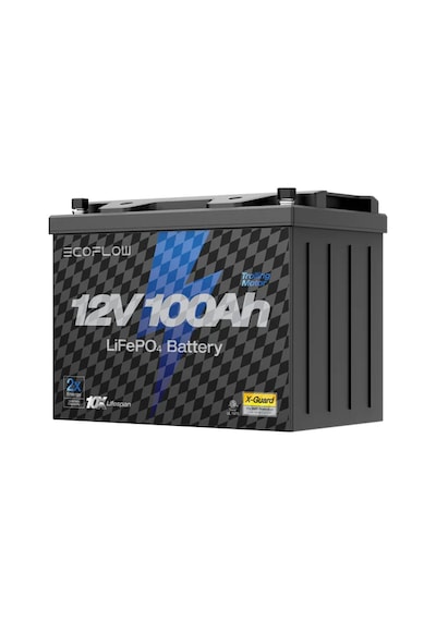 EcoFlow - Lityum 12V 100Ah Derin Döngülü Deniz Trolling Motor Aküsü