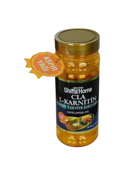 Shiffa Home Cla L-Karnitin Aspir Yağı Yumuşak Kapsülü 1000Mg 100