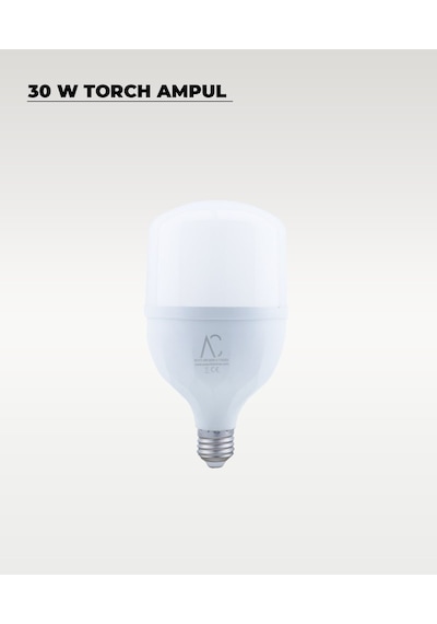 30w Torch Led Ampul 3200k Sarı Işık 10 Adet 1 Adet