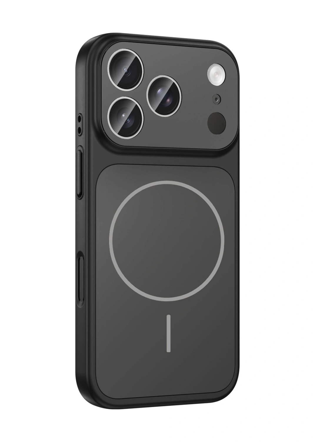 Apple Uyumlu iPhone 17 Pro Kılıf M-safe Şarj Özellikli Kamera Korumalı Formen Kılıf Siyah