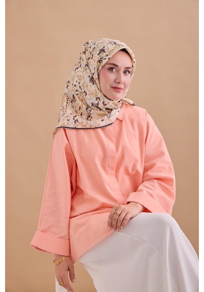 Silk Home Twill İpek Eşarp 11478-24 Fildişi, Soluk Siyah, Vizon, Bebe Mavi, Çağla