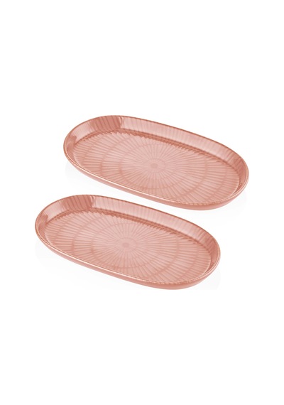 The Mia Noon Oval Servis 2li Somon 29 Cm