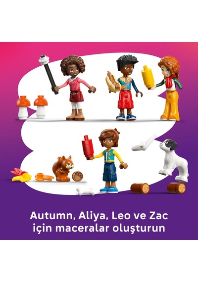 LEGO® Friends Şirin Sonbahar Orman Kulübesi 42705 - 9 Yaş ve Üzeri Çocuklar için Mini Bebek İçeren Oyuncak Yapım Seti (1229 Parça)