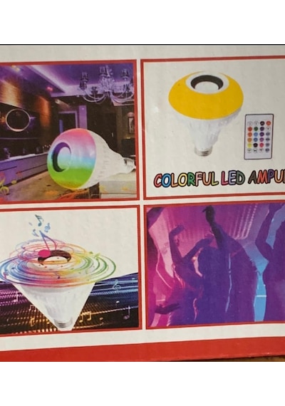 Rgb Bluetooth Hoparlörlü Ampul