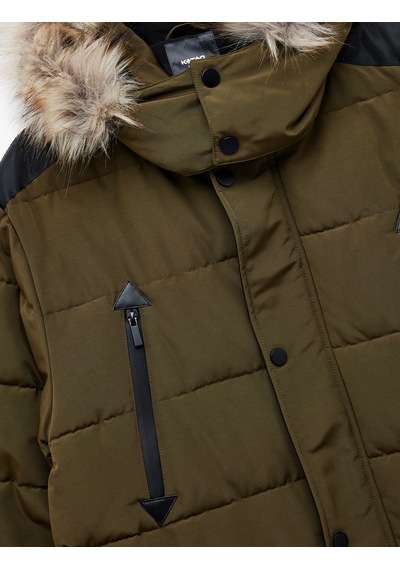Koton Uzun Kollu Fermuarlı Cep Detaylı Slim Fit Suni Kürk Kapüşonlu Parka Yeşil 6wam00019hw Yeşil Koton Uzun Kollu Fermuarlı Cep Detaylı Slim Fit Suni Kürk Kapüşonlu Parka Yeşil 6wam00019hw Yeşil