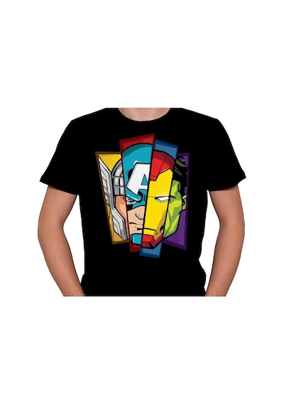Marvel Süper Kahramanlar Tişört Unisex T-shirt 001