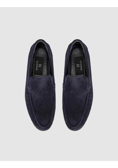 Cabani Erkek Süet Lacivert Loafer