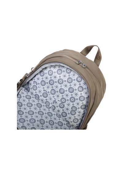 Nas Bag Unisex Büyük Boy Sırt Çantası Çok Gözlü Okul Çantası Haki