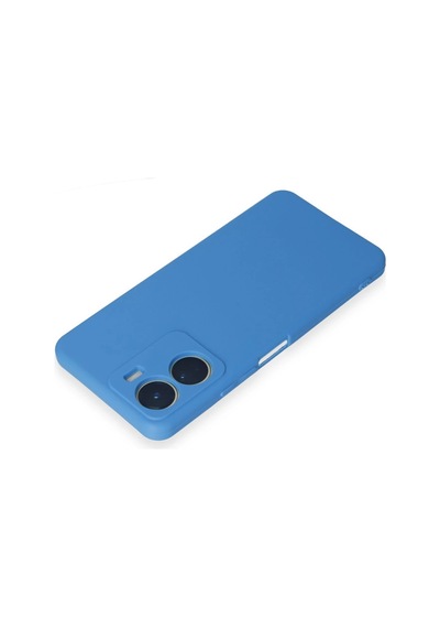 Uryport Vivo Y16 Kılıf First Silikon - Mavi