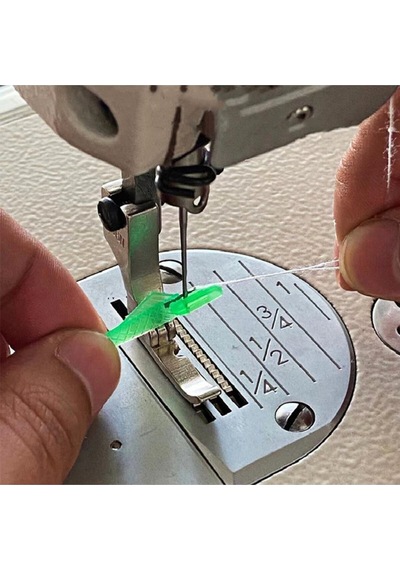 Dikiş Makinesi Iplik Geçirme Aparatı Sarı,pembe Ve Yeşil Renk 5 Adet Mix Renk