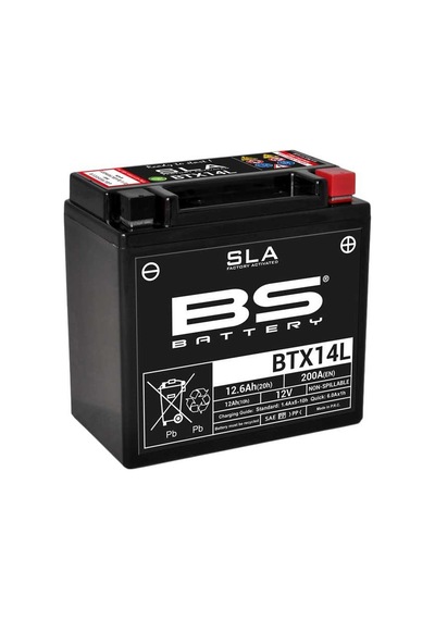 Bs Battery Btx14l Sla Motosiklet Aküsü Sla Tipi