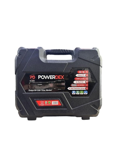 Powerdex Pd-12800 45 Watt Profesyonel Avcı Feneri Siyah