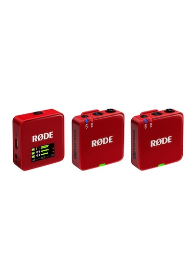 Wireless Go Gen 3 2 Kişilik Kablosuz Yaka Mikrofonu - Red