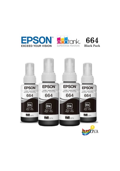Epson 664 EcoTank L110 Uyumlu Black Mürekkep Takımı
