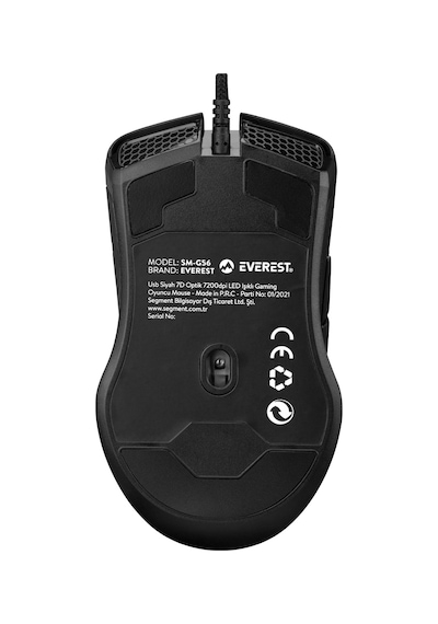 Everest SM-G56 Corax Kablolu LED Işıklı Optik Oyuncu Mouse