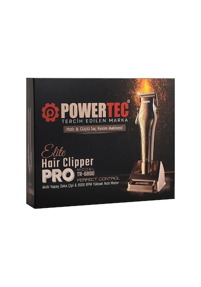 Powertec TR-6800 Elite Professional Saç Sakal Tıraş Makinesi