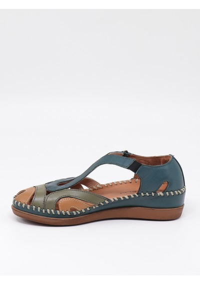 Forelli Sally 22521 Jean Hakiki Deri Kadın Sandalet
