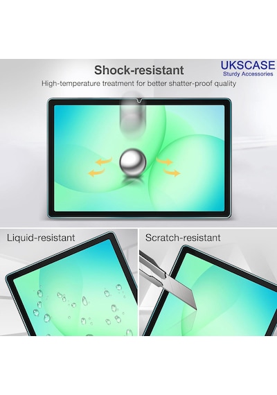 Samsung Uyumlu Galaxy Tab A11 Plus A11+ A9 Plus A9+ 11'' Temperli Cam Ekran Koruyucu 2 Adet