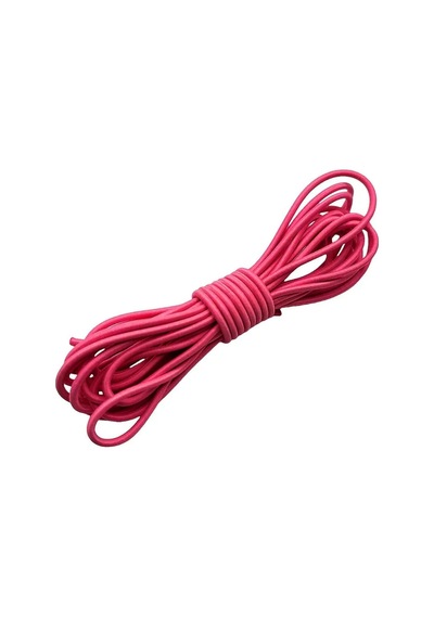 Fuşya Pembe 5 Metre 2 Mm Yuvarlak Lastik Genel