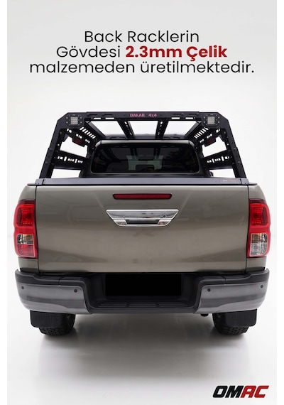 Fiat Fullback 2016-2026 Uyumlu Araca Özel Dakar Çadır Rollbarı Bed Rack