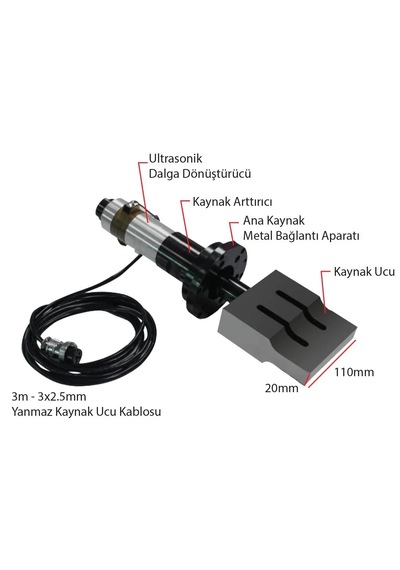 Dohre Hc-cs2000e Ultrasonik Kaynak Makinası Set Horn 20khz 2000w