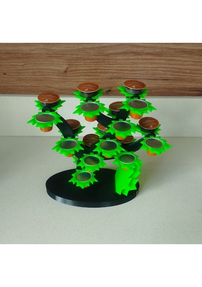 Akçaağaç Dekoratif Kahve Kapsül Standı Ve 2 Adet Bardak Altlığı-çift Taraflı Kullanım-37 Mm Ve 46 Mm Kapsül Uyumlu-mavi Yeşil Akçaağaç Dekoratif Kahve Kapsül Standı Ve 2 Adet Bardak Altlığı-çift Taraflı Kullanım-37 Mm Ve 46 Mm Kapsül Uyumlu-mavi Yeşil