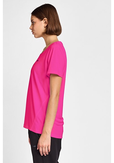 Lescon Kadın Koşu Kısa Kol T-shirt 25b-2015 Fuşya