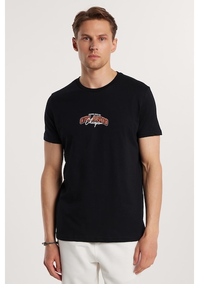 Tudors Erkek Slim Fit Dar Kesim %100 Pamuk Yumuşak Dokulu Baskılı Siyah Bisiklet Yaka Tişört-33132 Siyah Tudors Erkek Slim Fit Dar Kesim %100 Pamuk Yumuşak Dokulu Baskılı Siyah Bisiklet Yaka Tişört-33132 Siyah