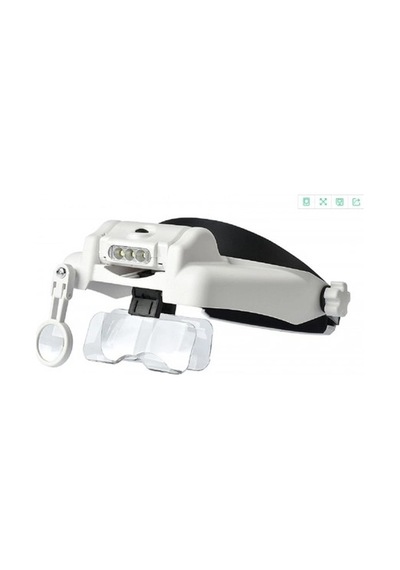 Nikula-3 Led Lambalı Şapka Tıp Büyüteç 3lensli- Mg81000s Çok Renkli