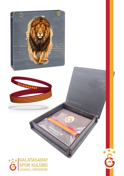 Galatasaray Orijinal Lisanslı Sarı Kırmızı 2'li Yetişkin Bileklik Aslan Baskılı Hediyelik Ahşap Kutulu 009 Kırmızı Galatasaray Orijinal Lisanslı Sarı Kırmızı 2'li Yetişkin Bileklik Aslan Baskılı Hediyelik Ahşap Kutulu 009 Kırmızı