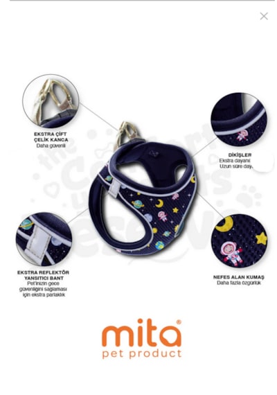 Mita 12 Lı Set Air Mesh M Gögüs Tasması Space Space
