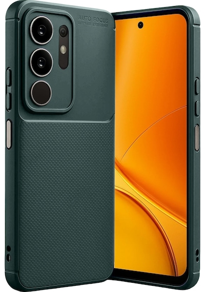 Newface Vivo Y29 4g Auto Focus Karbon Kapak - Semeglbl - 59 Koyu Yeşil