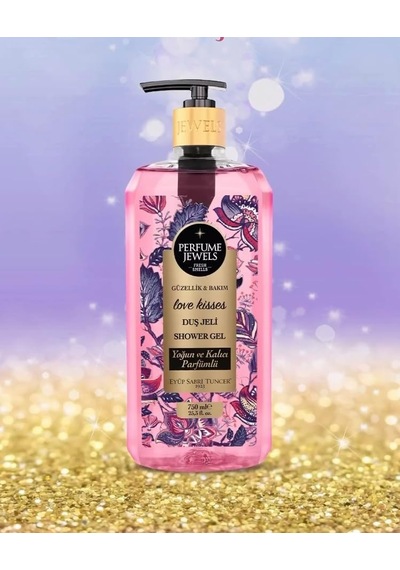 Pj Duş Jeli Kisses 750 Ml Pet Şişe Açık Mavi