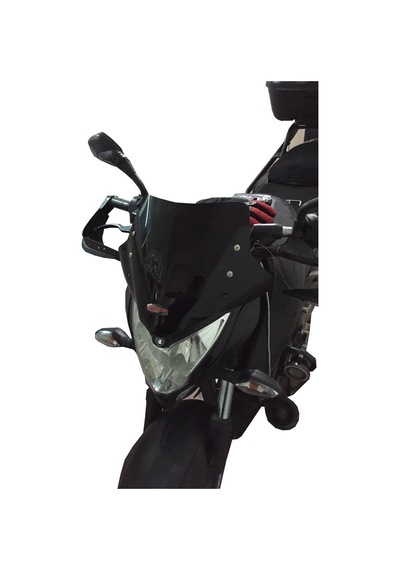 Gp Kompozit Bajaj Pulsar Ns 200 2011-2024 Uyumlu Spor Cam Siyah Std