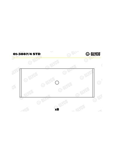 Glyco 013867.4 Std Kol Yatak Vag 76.5mm Adx -