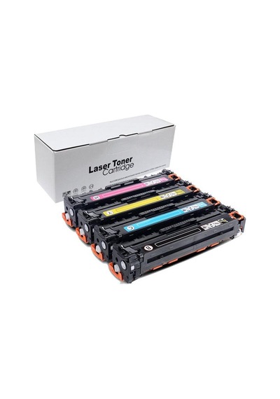 Hp 125A|Cb540A|Cb541A|Cb542A|Cb543A Hp Cm1312 Uyumlu Toner Seti