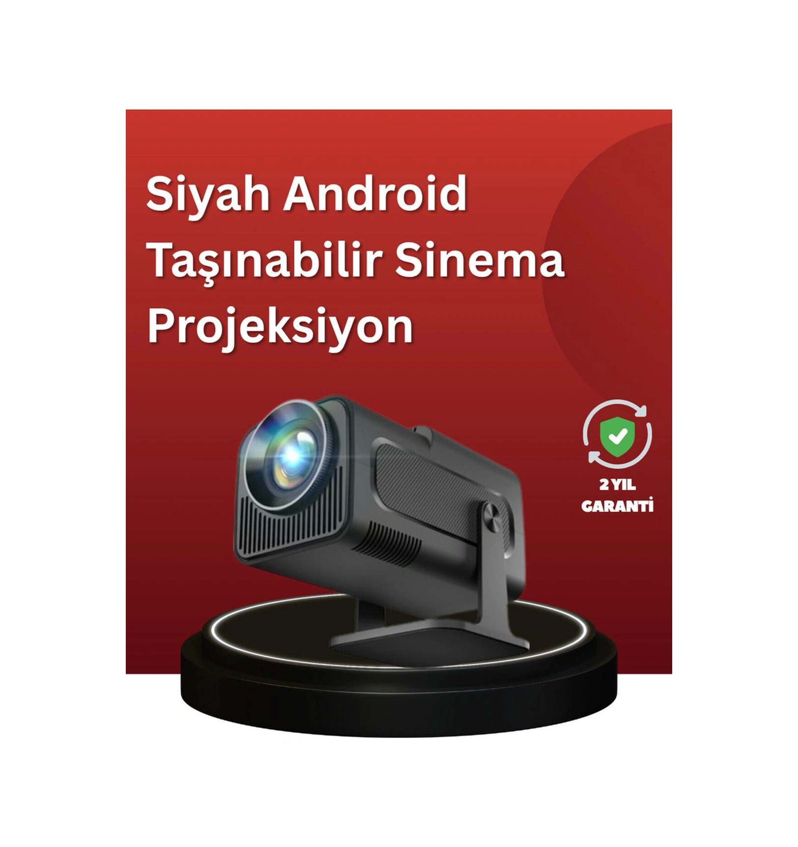 Sepetım Uzun Ömürlü Lamba Ve Dahili Hoparlörlü Ev Sinema Projektörü-117273
