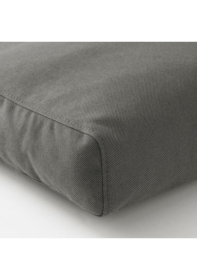 Ikea Frösön Dış Mekan Sırt Minderi Kılıfı, Koyu Gri, 62x44 Cm