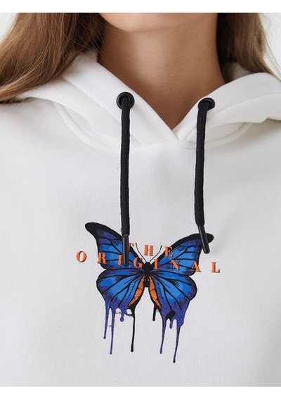 LOFT Oversize Kadın Sweatshirt Lf2033056 Q1.v1 Beyaz