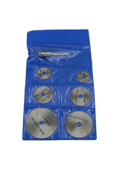Metal 6 Parça Mini Yuvarlak Ahsap Kesme Ucu