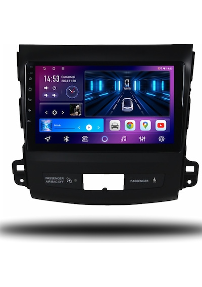 Caros Mitsubishi Outlander 2008-2012 Uyumlu Android Multimedya 6gb Ram 64gb Hafıza 9"
