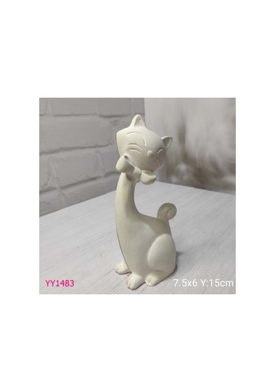 Papyonlu Kedi Biblo Silikon Kalıp