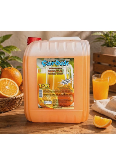 Beyaz Çardak 1+5 Portakal Aromalı Şurup Konsantre