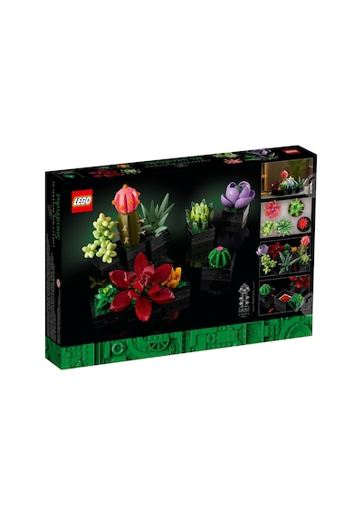 LEGO® Botanicals Sukulentler 10309  – Yetiskinler için 9 Bitki ve Saksi Içeren Dekoratif Yapay Çiçek Modeli Yapim Seti (771 Parça)