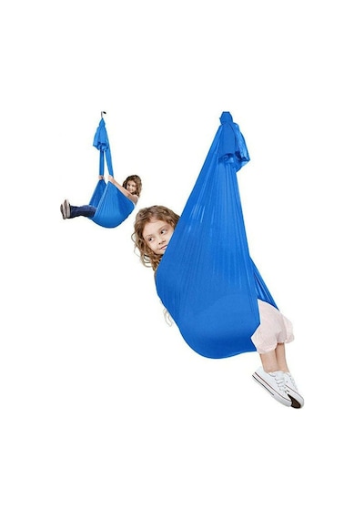 Bundera Yoga Swing Salıncak Çocuk Aktivite Gelişim Salıncağı Mavi