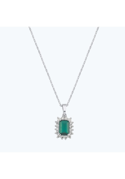 Altınbaş Yeşil Taşlı Altın Üçlü Baget Set Autk0015-b-24627-y-set