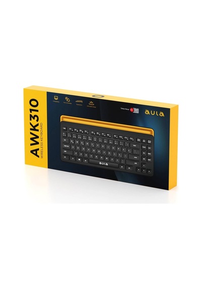 Awk310 Bluetooth 4.0 Kablosuz Telefon Tablet Standlı Tkl Türkçe Q Klavye