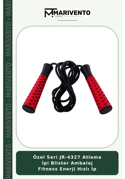 Özel Seri Jr-4327 Atlama İpi Blister Ambalaj Fitness Enerji Hızlı İp